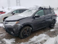 Salvage cars for sale at Littleton, CO auction: 2015 Toyota Rav4 LE