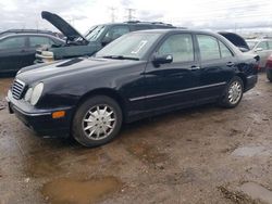 Salvage cars for sale at Elgin, IL auction: 2001 Mercedes-Benz E 320 4matic