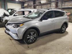 Salvage cars for sale at Eldridge, IA auction: 2017 Toyota Rav4 LE