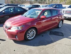 Vehiculos salvage en venta de Copart Exeter, RI: 2011 Lexus CT 200