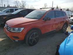 Volkswagen salvage cars for sale: 2019 Volkswagen Tiguan SE