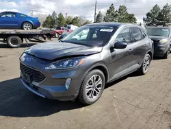 Salvage cars for sale at Denver, CO auction: 2020 Ford Escape SEL