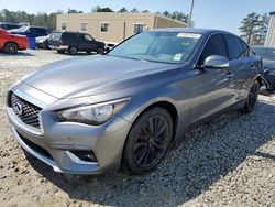 Infiniti Q50 Luxe salvage cars for sale: 2018 Infiniti Q50 Luxe