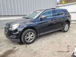 Salvage cars for sale from Copart West Mifflin, PA: 2017 Chevrolet Equinox LS