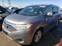 Salvage cars for sale at Elgin, IL auction: 2013 Nissan Quest S