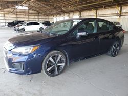 Subaru Impreza salvage cars for sale: 2019 Subaru Impreza Sport