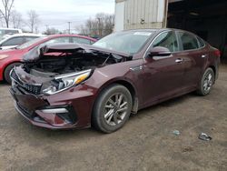 Salvage cars for sale at New Britain, CT auction: 2019 KIA Optima LX