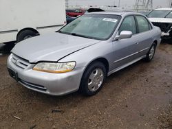 Honda Accord EX Vehiculos salvage en venta: 2002 Honda Accord EX