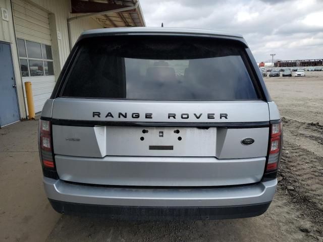 2016 Land Rover Range Rover HSE