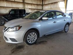 Nissan salvage cars for sale: 2016 Nissan Sentra S