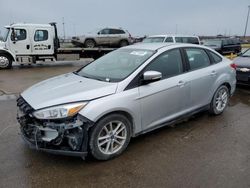 Salvage cars for sale at Woodhaven, MI auction: 2017 Ford Focus SE