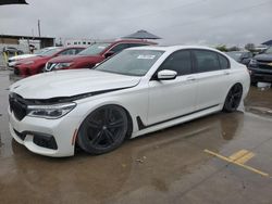 Salvage cars for sale at Grand Prairie, TX auction: 2019 BMW 750 I