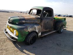 Salvage cars for sale at Greenwood, NE auction: 1952 Ford F-1