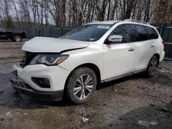Salvage cars for sale at Candia, NH auction: 2017 Nissan Pathfinder S