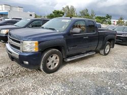 Salvage trucks for sale at Opa Locka, FL auction: 2009 Chevrolet Silverado K1500 LT