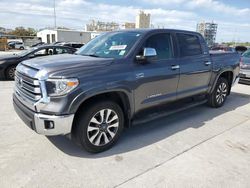 Salvage cars for sale from Copart New Orleans, LA: 2020 Toyota Tundra Crewmax Limited
