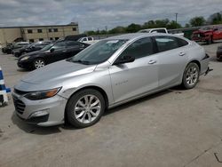 Salvage cars for sale at Wilmer, TX auction: 2020 Chevrolet Malibu LT