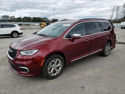 Chrysler Pacifica salvage cars for sale: 2022 Chrysler Pacifica Limited