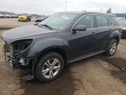 Salvage cars for sale from Copart Woodhaven, MI: 2014 Chevrolet Equinox LS