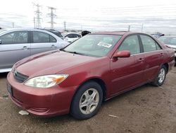 Salvage cars for sale at Elgin, IL auction: 2002 Toyota Camry LE