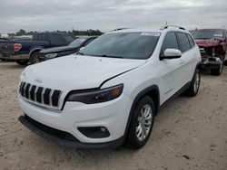 Salvage cars for sale at Houston, TX auction: 2019 Jeep Cherokee Latitude