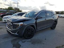 Salvage cars for sale from Copart Orlando, FL: 2019 GMC Terrain SLT