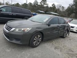 Salvage cars for sale at Savannah, GA auction: 2015 Honda Accord LX