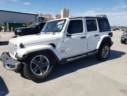 Salvage cars for sale at New Orleans, LA auction: 2019 Jeep Wrangler Unlimited Sahara