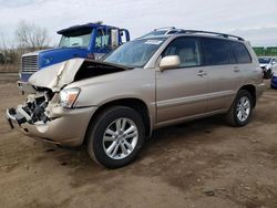 Salvage cars for sale from Copart Columbia Station, OH: 2006 Toyota Highlander Hybrid