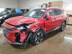 Hyundai Santa FE salvage cars for sale: 2020 Hyundai Santa FE Limited