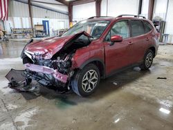 Salvage cars for sale from Copart West Mifflin, PA: 2021 Subaru Forester Premium