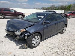 Salvage cars for sale from Copart New Braunfels, TX: 2016 Toyota Corolla L