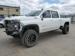 Salvage cars for sale from Copart Wilmer, TX: 2022 Chevrolet Silverado K2500 Heavy Duty LT