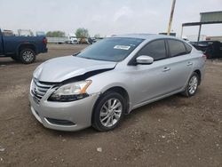 Salvage cars for sale from Copart Houston, TX: 2015 Nissan Sentra S