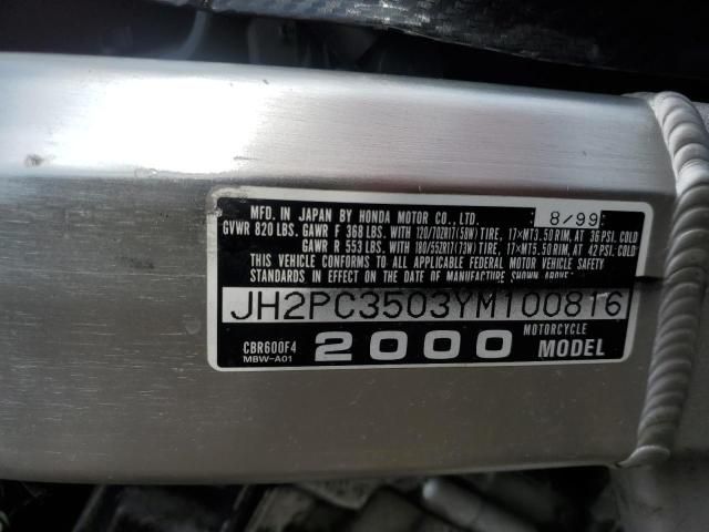 2000 Honda CBR600 F4
