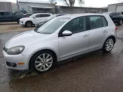 Salvage cars for sale from Copart Albuquerque, NM: 2011 Volkswagen Golf