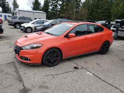 Salvage cars for sale from Copart Arlington, WA: 2016 Dodge Dart GT