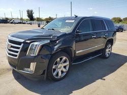 Salvage cars for sale from Copart Miami, FL: 2018 Cadillac Escalade Luxury