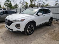 Salvage cars for sale from Copart Riverview, FL: 2020 Hyundai Santa FE Limited