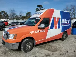 Vehiculos salvage en venta de Copart Hampton, VA: 2016 Nissan NV 2500 S