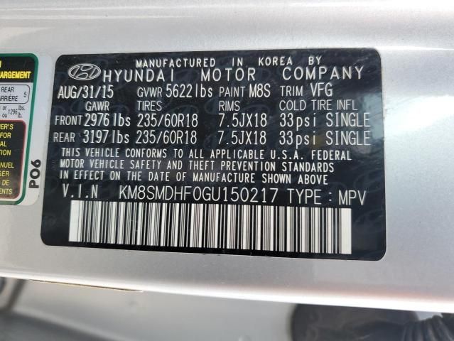 2016 Hyundai Santa FE SE