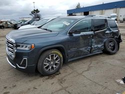 Salvage cars for sale at Woodhaven, MI auction: 2020 GMC Acadia SLE