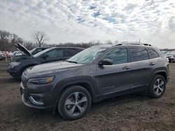 Salvage cars for sale from Copart Des Moines, IA: 2019 Jeep Cherokee Limited