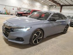 Salvage cars for sale at Milwaukee, WI auction: 2022 Honda Accord Sport