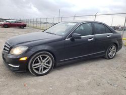 Salvage cars for sale from Copart Houston, TX: 2013 Mercedes-Benz C 250