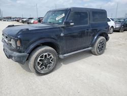 Ford salvage cars for sale: 2021 Ford Bronco Base