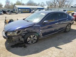 Salvage cars for sale from Copart Wichita, KS: 2013 Honda Accord LX