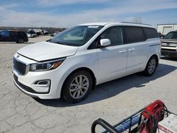 Salvage cars for sale from Copart Kansas City, KS: 2019 KIA Sedona LX