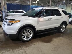 Salvage cars for sale at Woodhaven, MI auction: 2014 Ford Explorer XLT