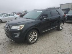 Ford Explorer salvage cars for sale: 2017 Ford Explorer XLT